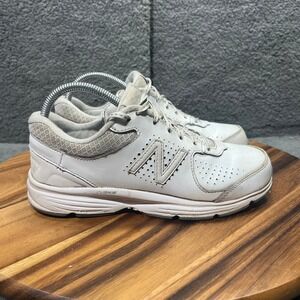 New Balance 411 Walking Shoes Womens White Athletic Cushioned Comfort‎